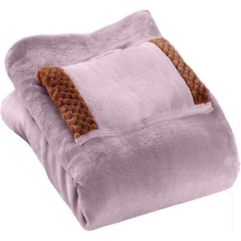 Couverture chauffante USB 5 V – Fonlle – Idéale pour pause déjeuner au bureau ou à la maison, douce et sécurisée (1/5)
