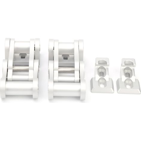 CNC-gefrästes Motorhaubenschloss aus Aluminiumlegierung für Jeep Wrangler JK/JKU (2007–2018), silberner Motorhaubenverschluss, robustes Montageset (1/5)