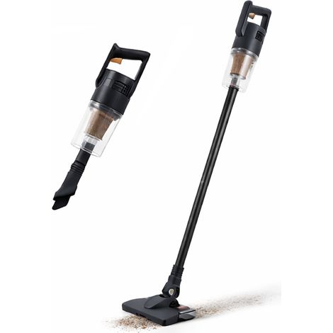 Scopa Elettrica 2 in 1 Aspirapolvere Salvaspazio Silenzioso con Serbatoio 500ml