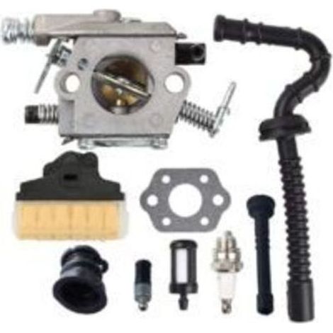 Kompatibel mit dem Vergaser MS 250 für Stihl MS250 021 023 025 MS210 MS230 Kettensägen. Ersetzt WT286 1123-120-0605. (1/4)