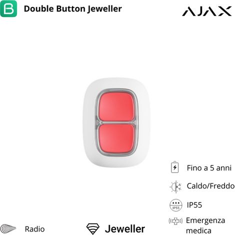 BotÓn de alarma blanco doublebutton