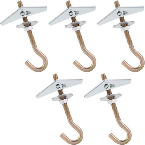 (5Pcs)Crochet Plafond,M6,85mm Crochet Fixation Plafond,Crochet Lustre Plafond (1/5)