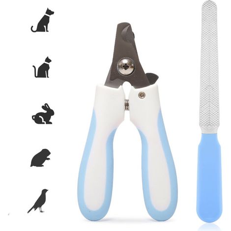 Coupe-griffes pour animaux avec protection, kit de toilettage professionnel pour chiens et chats (1/4)