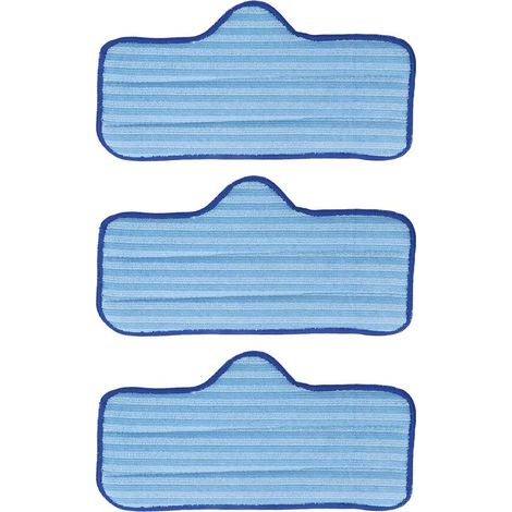 3 Pièces Tampons de Vadrouille en Microfibre, Têtes de Remplacement de Vadrouille en Microfibre Recharge de Tampon de Rechange Accessoire de Chiffon de Nettoyage pour Vadrouille Adapté aux Vadrouilles