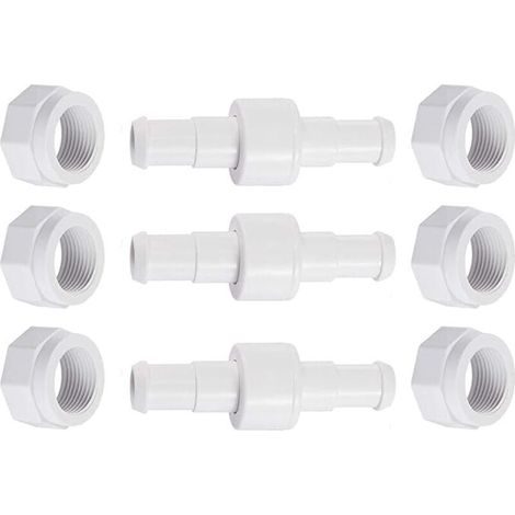 Tubo flessibile girevole D20 con dado flessibile D15 compatibile con Zodiac Polaris 280, 380, 180 - Ricambi per pulitori per piscine (1/4)