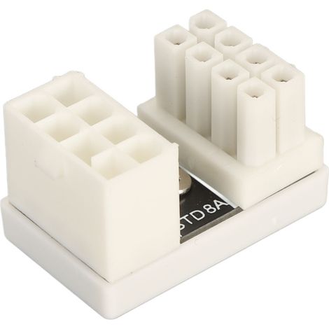 Adaptador de corriente PCIe angular de 8 pines para tarjetas gráficas de escritorio (tipo STD8B) (1/5)