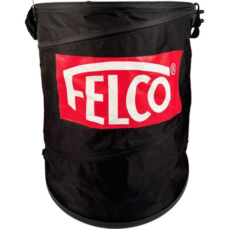FELCO 483 Sac à feuilles mortes en tissu Oxford résistant – fond renforcé, poignée de transport, poche sécateur, pliable et durable pour déchets verts (1/4)