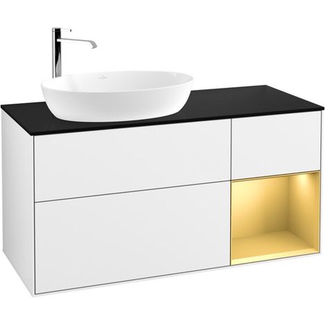 Villeroy & Boch F932HFGF Meuble sous lavabo Finion F93 (1/2)