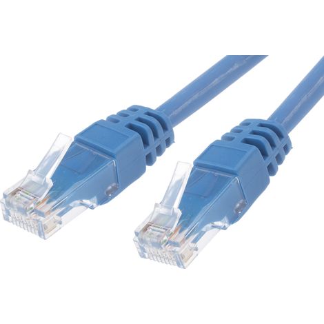 Câble cat 6 Avec connecteur / , UTP, gaine LSZH Bleu, 25m ( Prix pour 1 )