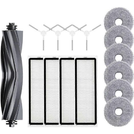 Pour Dreame Bot L10 Prime / L10s Pro / L10 Pro Accessoires HEPA Filtre Robot Main Side Brosse de remplacement pièce détachée (1/5)