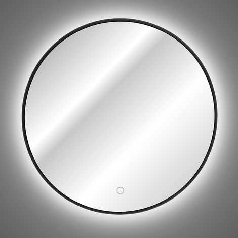 Badezimmerspiegel 60cm MIRROR-56 mit LED-Hintergundbeleuchtung und Touch-Schalter (1/4)