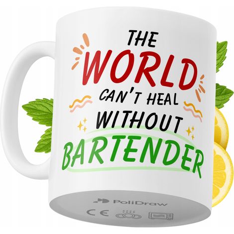 Taza de café/té divertida y humorística para camareros. Taza con diseño gráfico y texto gracioso para cumpleaños, santos y días festivos. Taza premium para ocasiones especiales en casa, la oficina o e (1/5)
