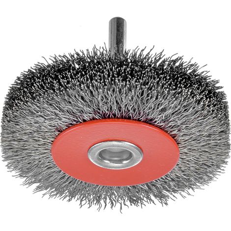 Osborn Werkzeugbürste D30x6, Schaft 6 mm, gewellter Stahldraht 0,20 mm T6