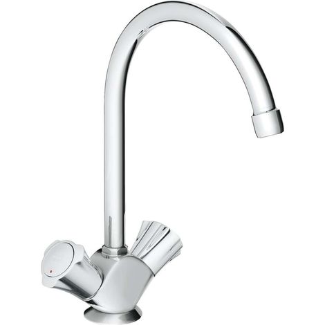 Miscelatore per Lavello Grohe Cromo becco Girevole 360° (1/2)