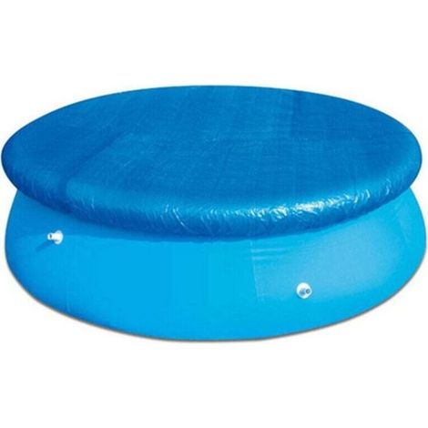183 cm de Diamètre Bâches/Couverture de Protection avec Attaches en Corde,Bâche Durable Antipoussière Coupe-Vent pour Piscines Hors Sol Rondes (1/3)