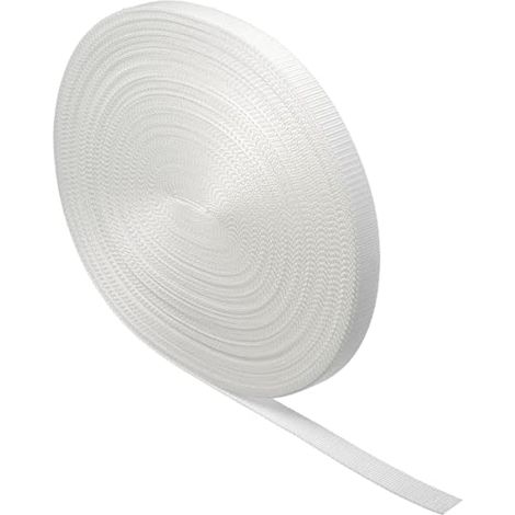 Schellenberg 11442 Cintino per tapparelle avvolgibili 23 mm x 50 m - sistema Maxi, cinghia tapparella bianco (1/3)