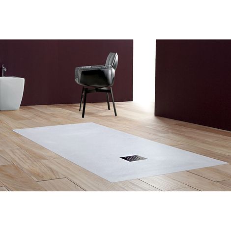 Piatto doccia 90x120 Marmo Resina Slim H2,5 Tamanaco bianco