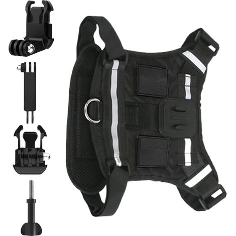 Harnais-Gilet pour Chien pour Caméra Ajustable avec Base De (1/5)