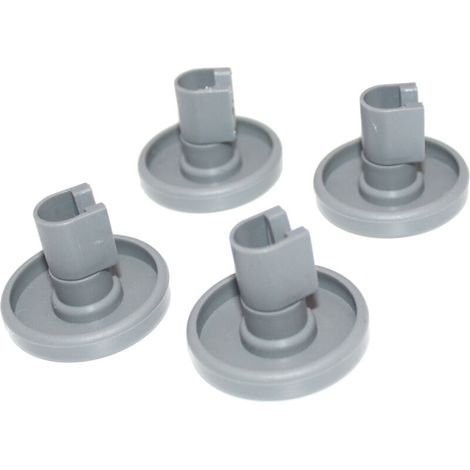 Satz mit 4 originalen Ersatzrollen für die Schubladenböden von AEG/Electrolux Geschirrspülern (40 mm). (1/4)