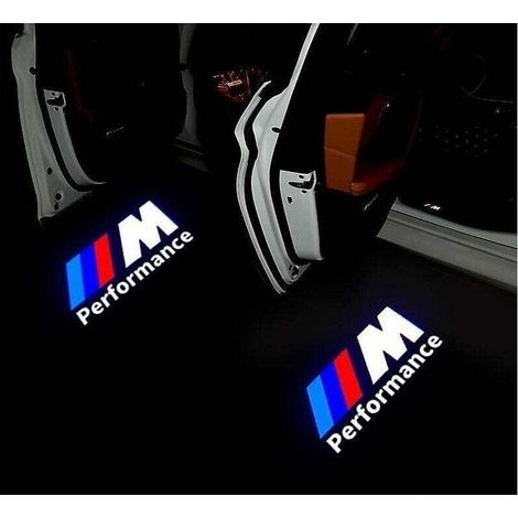 Lot de 2 projecteurs lumineux LED BMW Projection logo au sol Faible consommation Installation simple sans modification (1/5)