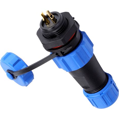 Connecteur de prise en plastique étanche IP68 SP13 à 2 broches (2 broches) (1/5)