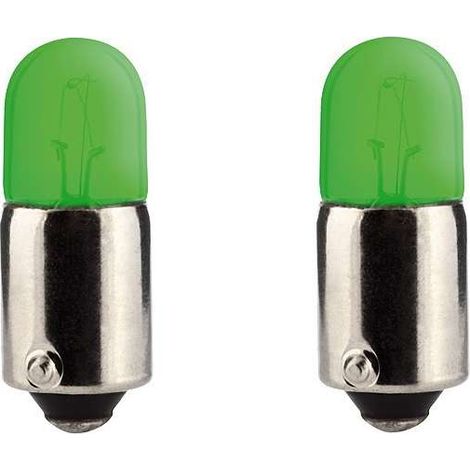 2x ampoule 12V 4W BA9S vert voiture moto cyclomoteur mobylette éclairage lumière (1/2)