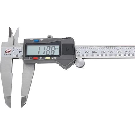Micromètre Pied À Coulisse Numérique SHAN, Jauge 0-150/200/300/500 Mm, Règle En Acier Inoxydable, Micromètre Électronique, Outils De Mesure(Sealing length 300mm) (1/5)