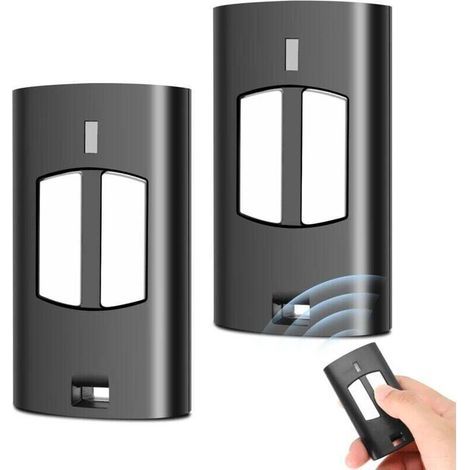 433,92MHz Télécommande pour portail,2 pièces Telecommande Universelle Porte de Garage,télécommande Compatible avec to.GO 2WV 4WV,IO.2WV,LO.T2WMR,T2 WV,T4 WV,CUPIDO-2,CUPIDO-4,4 canaux (1/5)