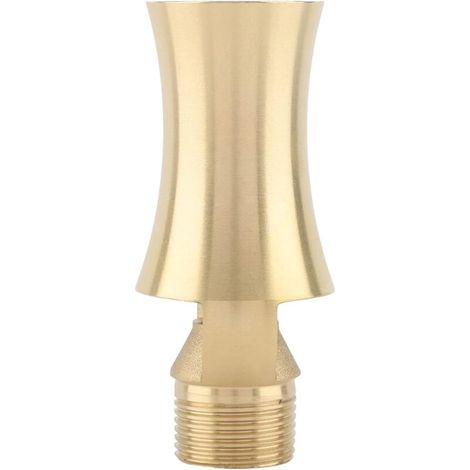 Brass Cedar Waterfall Waterfall Fountain Nozzle Jet, Pond Sprinkler Water Fountain Nozzle (4 Points 6 Points General Purpose)