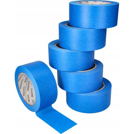 Ruban adhésif papier bleu 48 mm/50 m, 6 pièces (300 m) (1/5)