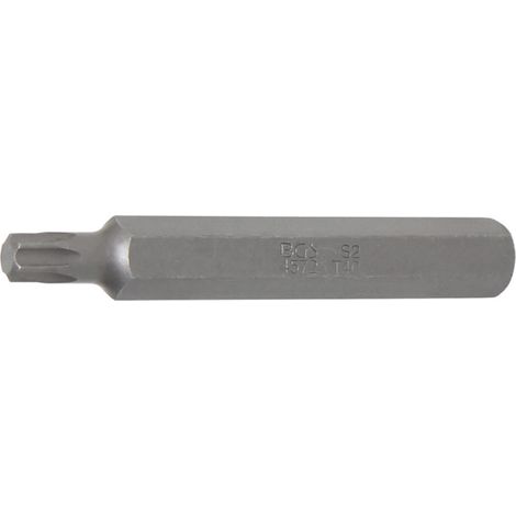BGS Embout long 75 mm Entraînement six pans 10 mm (3/8") Profil T (pour Torx) T40 - 4572