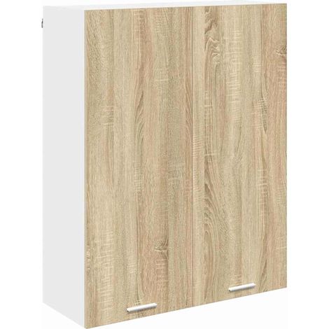 Mueble colgante con puerta Roble Sonoma 80 x 31 x 100 cm vidaXL
