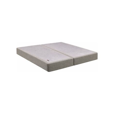 Sommier tapissier Epeda SUITE TAUP2 90 x 190 cm taupe, suspension lattes massives