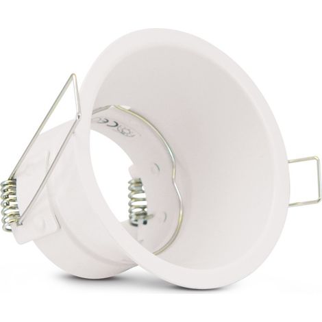 Support de spot basse luminance Rond Blanc Ø83 IP20 Miidex Lighting®