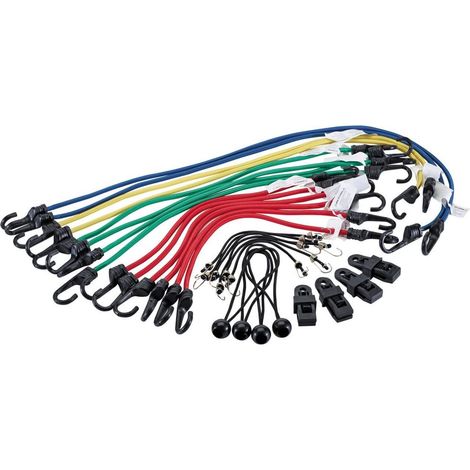Draper Assorted Bungee Cord Set with Storage Case – 28 Pieces (Model 93447) (1/5)