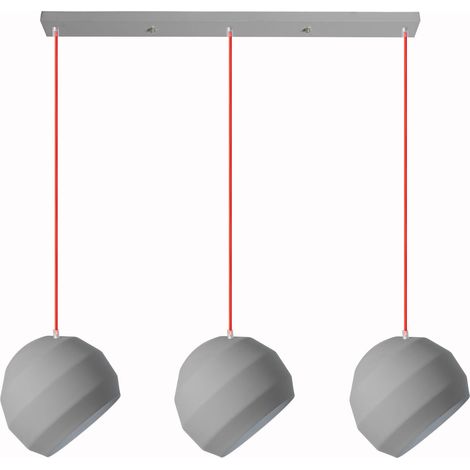 LAMPADA A SOSPENSIONE APP384-3CPR TRIPLOR 3-PUNTI LUCE E27 25X70X20,5CM REGOLABILE