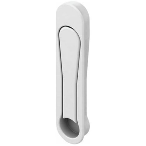 Poignée cuvette escamotable pop-up - Profondeur (mm) : 11 - Finition : Blanc RAL9016 - Carré (mm) : 7x25 -