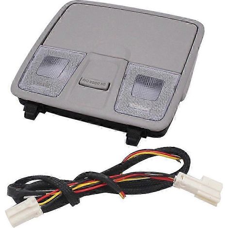 Ensemble lampe de lecture de console de pavillon pour voiture GT I30 IX25 2012-2016, avec compartiment à lunettes et éclairage de carte au plafond (1/5)