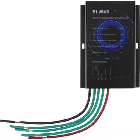 Controlador de energía eólica de aleación de aluminio, diseño modular, controlador de generador eólico, resistente al agua IP67, 6 opciones (1/5)