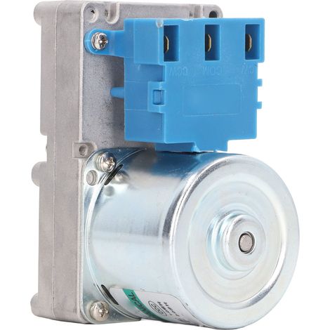 GARRYFIZH Moteur d'alimentation à vis sans fin 20W à forte conductivité pour poêle à granulés, cheminée électrique, four, armoire à boissons, AC220V, 3 tr/min (200 kg.cm)