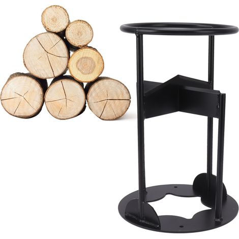 fendeuse à bûches, séparateur de bûches pour le camping, fendeuse à bûches domestique, fendeuse à bûches en métal (1/5)