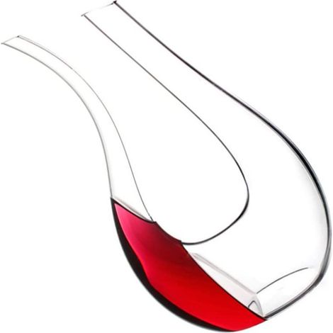 Carafe à vin aérateur en forme de U sans plomb cristal verre bouteille de vin bouteille en verre 1500ML
