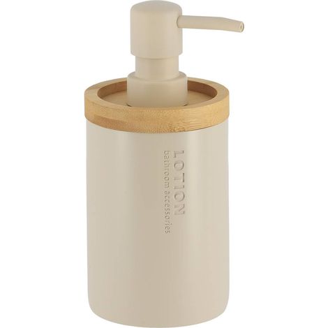 Polyresin-seifenspender 280 ml - bambusbeige - Tendance