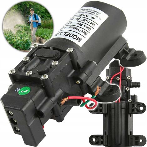 Bomba pulverizadora eléctrica para agua 2,2 A 3,6 l/h 12 V 5,5 BAR (1/5)