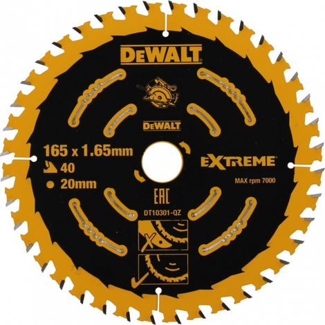 Extreme Framing Circular Saw Blade 165 X 20Mm X 40T