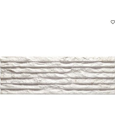 Carrelage effet parement Castellana blanc neige 15×45 cm - Réflex Boutique
