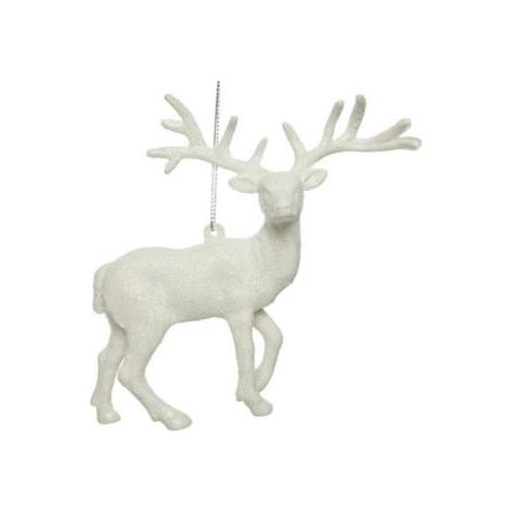 COLGANTE NAVIDAD RENO BLANCO