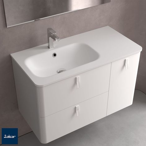 Salgar Waschtisch SOFIA 905 rechts MINERALSOLID MATT 905 x 15 x 460 mm (1/3)