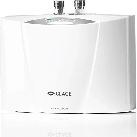 CLAGE MCX 7, Calentador instantáneo eléctrico pequeño, electrónico, 6.5 kW / 400 V, 1500-15007