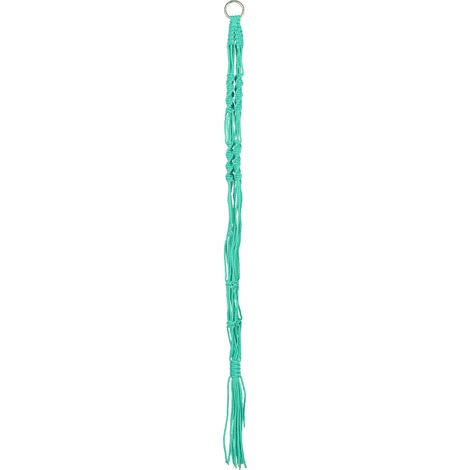 Suspension Pour Plantes En Corde De Chanvre - Design Macramé Ajustable - Intérieur Et Extérieur - Lot De 1 (1/5)